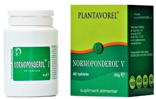 Poza cu Plantavorel Normoponderol V - 40 tablete