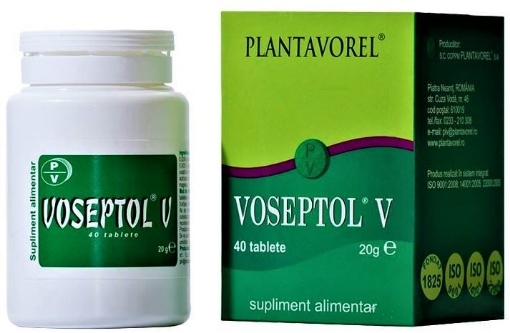 Poza cu Plantavorel Voseptol V - 40 tablete de supt