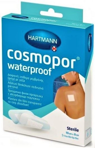 Poza cu hartmann cosmopor waterproof plasturi absorbant 10cmx8cm