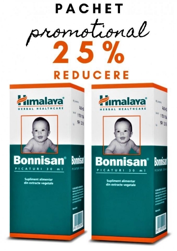 Poza cu Himalaya Bonnisan solutie orala - 30ml (1+1 la -25% reducere la al doilea flacon)