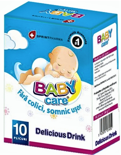 Baby Care Delicious drink - 10 plicuri Sprint Pharma