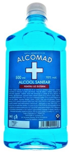 Poza cu Alcool Sanitar 70% - 500ml Alcomad