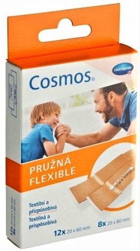 Hartmann Cosmos Flexible Plasturi elastici cu 2 dimensiuni - 20 bucati