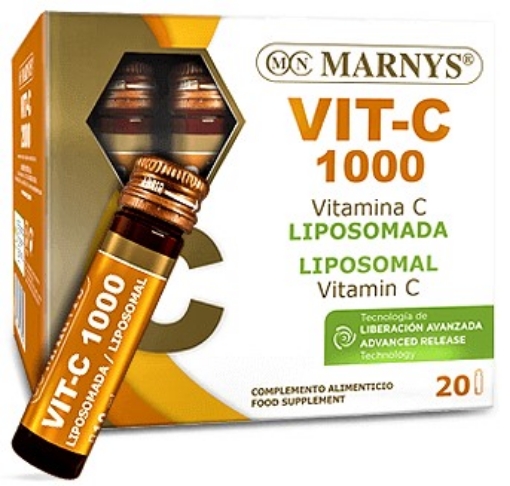 Poza cu Vitamina C lipozomala 1000mg - 20 fiole Marnys