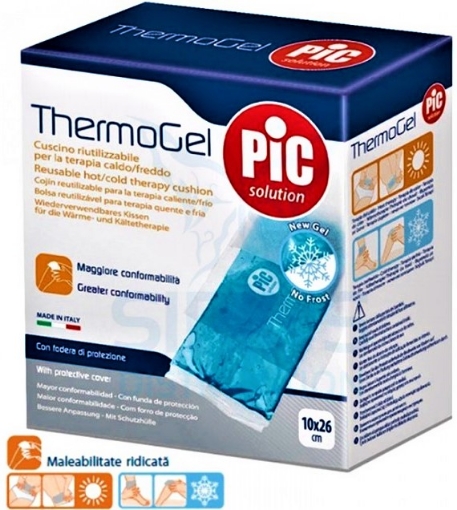 Poza cu Compresa clasica reutilizabila Thermogel pentru terapie cald/rece 10cm/26cm- 1 bucata Pic Solution