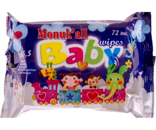 Servetele umede pentru copii - 72 bucati Monuk Baby