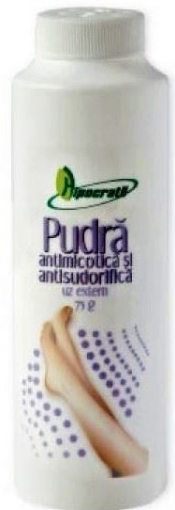 Hipocrate Pudra antimicotica si antisudorifica - 75 grame