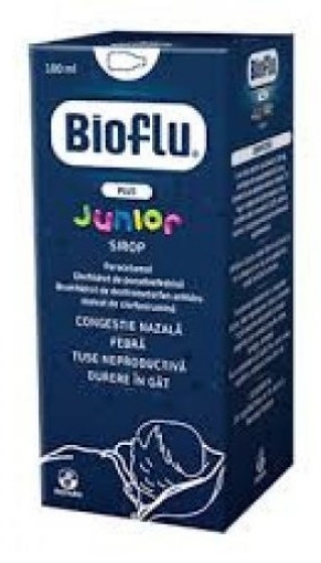 Poza cu BioFlu Plus Junior sirop - 100ml
