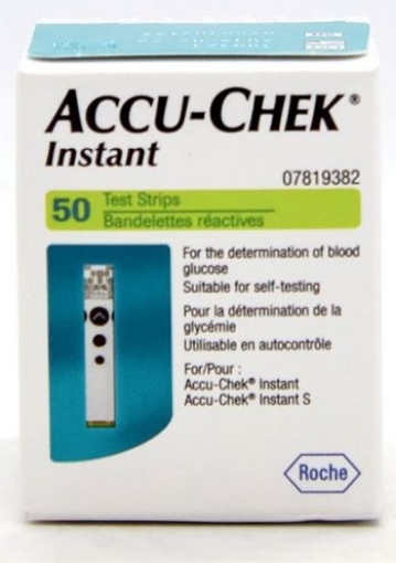 Poza cu teste glicemie accu-chek instant ctx50 buc