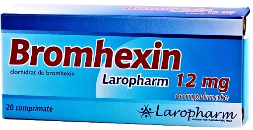 Poza cu bromhexin 12mg ct*20cpr laropharm