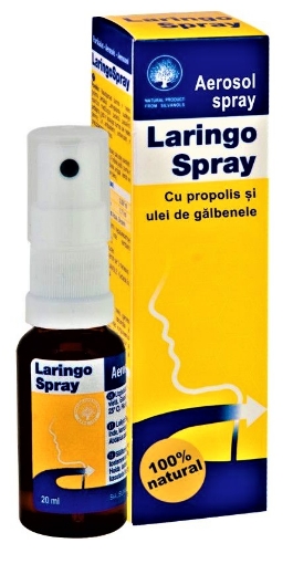 Poza cu Laringo spray cu propolis si ulei de galbenele - 20ml