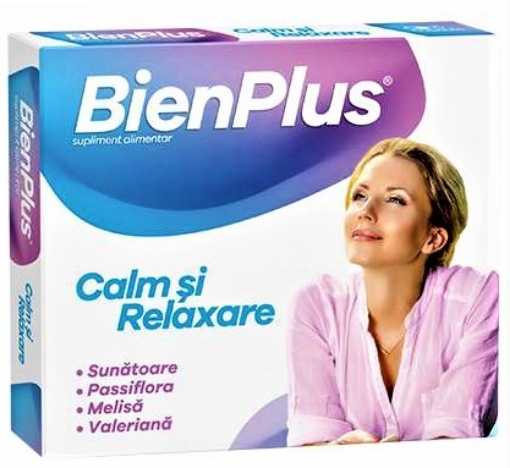 Poza cu BienPlus Calm si Relaxare - 10 capsule
