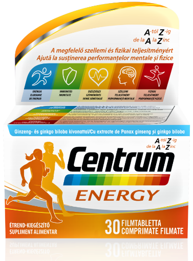 Centrum Energy - 30 comprimate filmate