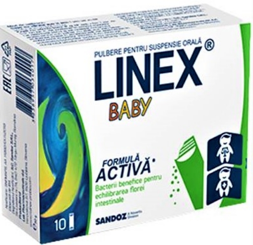 Poza cu Linex baby - 10 plicuri Sandoz