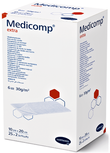Hartmann Medicomp comprese sterile 10cm/20cm - 25 bucati