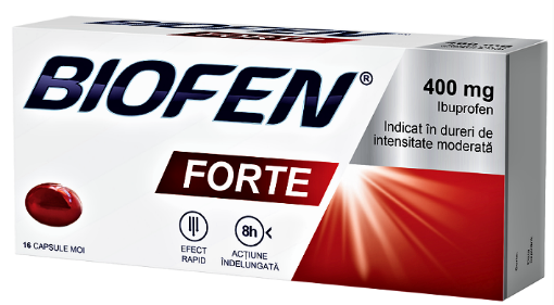 Poza cu Biofen Forte 400mg - 16 capsule
