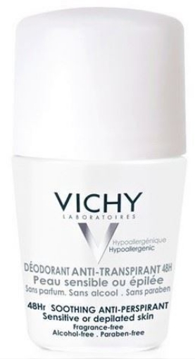 Poza cu Vichy Deo Roll-On Antiperspirant Cu Eficacitate 48h Fara Parfum - 50ml
