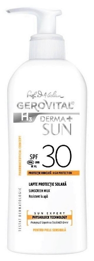 Poza cu Gerovital H3 Derma+ Sun Lapte protectie solara SPF30 - 150ml