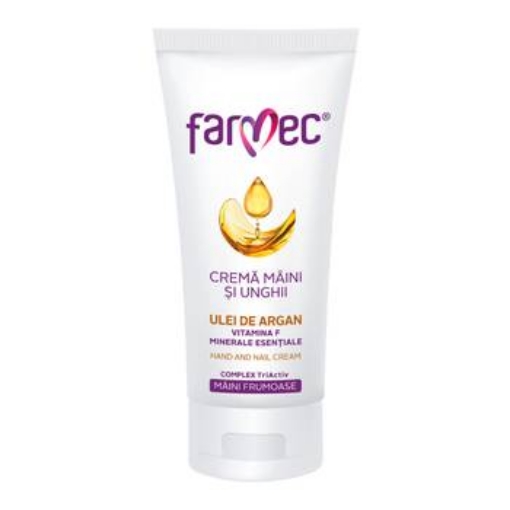 Farmec crema pentru maini si unghii cu ulei de argan - 100ml