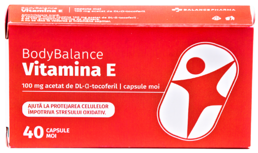 Poza cu BodyBalance Vitamina E 100mg - 40 capsule