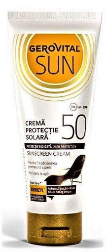 Poza cu Gerovital Sun crema protectie solara SPF50 - 100ml 
