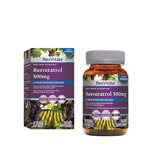 GNC Resveratrol 500mg - 30 capsule vegetale