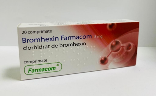 Bromhexin 8mg - 20 comprimate Farmacom