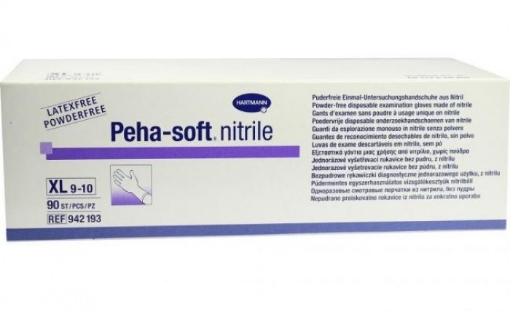 Hartmann Peha-soft nitrile manusi examinare albastre XL - 90 bucati