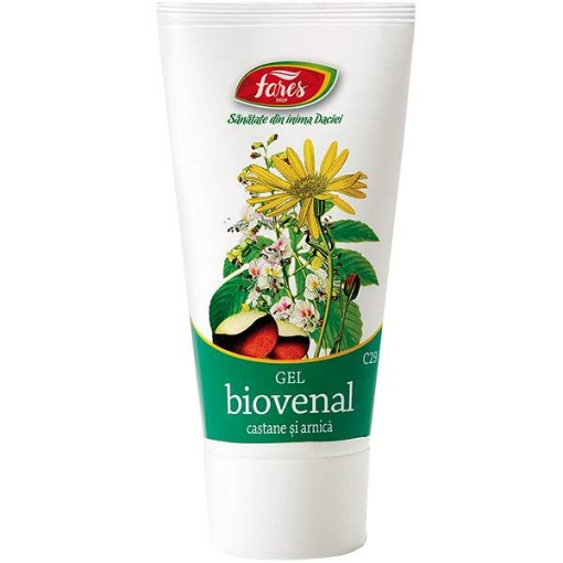 Fares Biovenal cu castane si arnica gel - 50ml