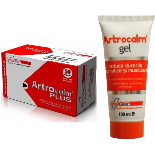 FarmaClass Artrocalm Plus - 50 capsule (pachet promo + Artrocalm gel - 100ml)