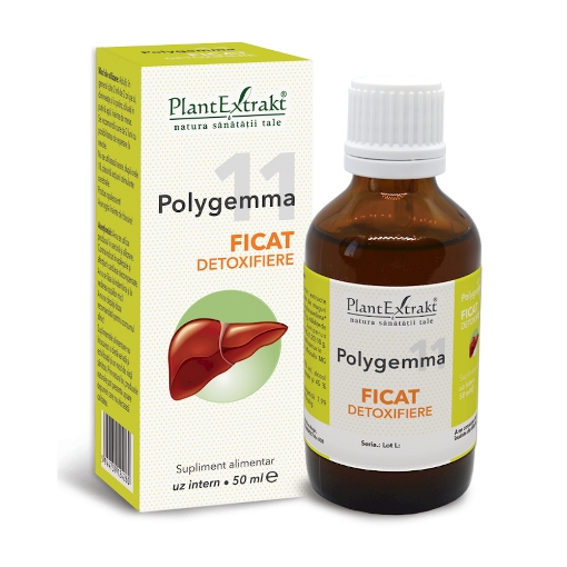 Poza cu plantextrakt polygemma 11 ficat detoxifiere 50ml