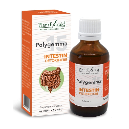 Poza cu plantextrakt polygemma 15 intestin detoxifiere 50ml