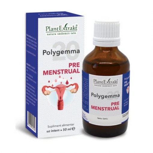 Poza cu plantextrakt polygemma 20 premenstrual 50ml