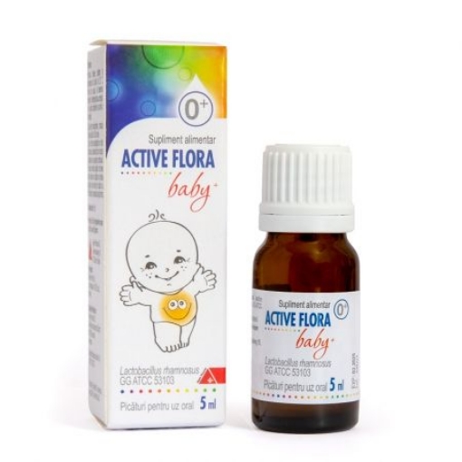 Poza cu Active Flora Baby picaturi orale - 5ml 