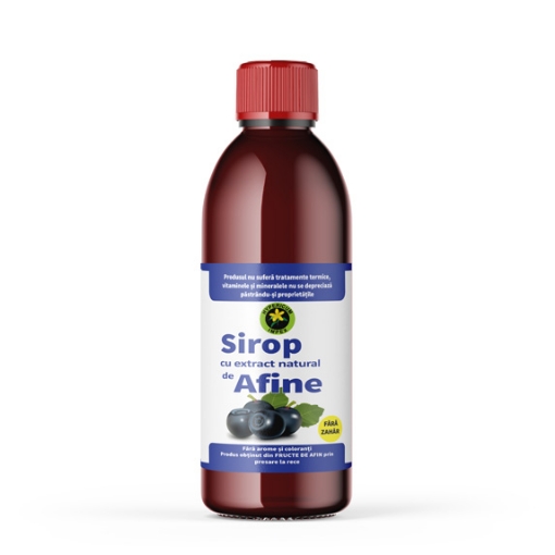 Hypericum Sirop de afine de padure fara zahar - 500ml