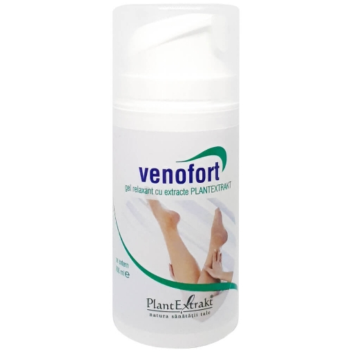 PlantExtrakt Venofort gel relaxant cu extracte naturale - 100ml