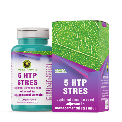 Hypericum 5-HTP Stres - 60 capsule