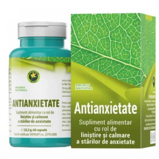 Hypericum Anti-Anxietate - 60 capsule