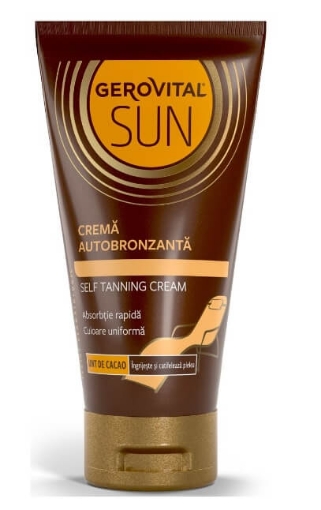 gerovital sun crema autobronzanta auriu 150ml 46190