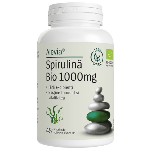 Alevia Spirulina Bio 1000mg - 45 comprimate