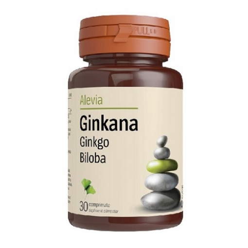 Alevia Ginkana Ginkgo biloba 40mg - 30 comprimate