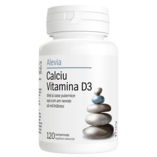 Poza cu Alevia Calciu si vitamina D3 - 120 comprimate