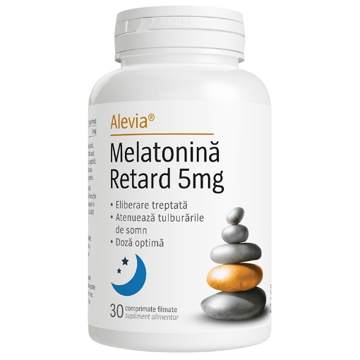 Poza cu alevia melatonina retard 5mg ctx30 cpr