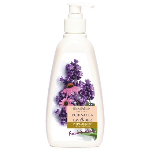 Poza cu Herbagen Sapun lichid intim cu extracte de lavanda si echinacea - 500ml