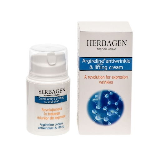 Herbagen Crema antirid si lifting cu Argireline - 50 grame