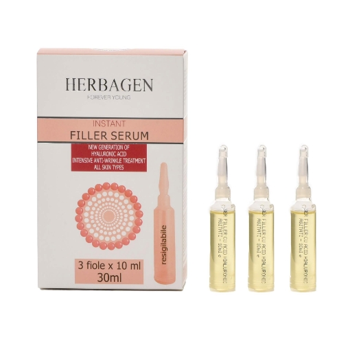 Poza cu Herbagen Ser filler instant cu acid hialuronic - 30ml