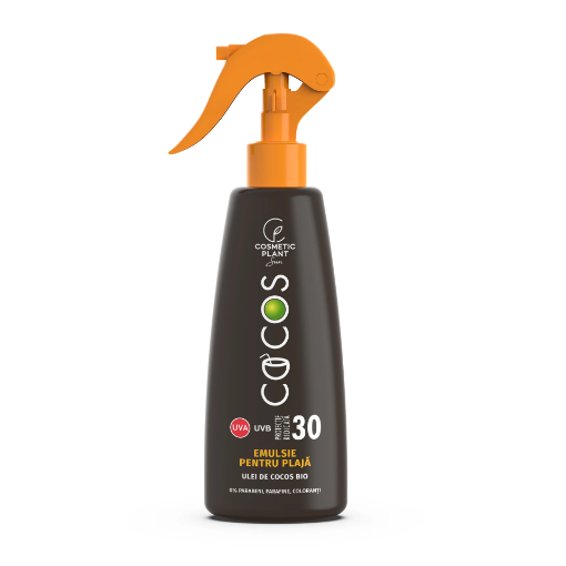 Cosmetic Plant Emulsie de plaja cu ulei de cocos spray SPF30 - 200ml