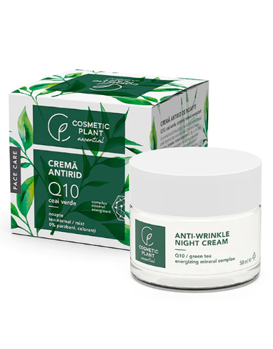 Poza cu Cosmetic Plant Crema antirid de zi cu CoQ10, ceai verde si complex mineral energizant - 50ml