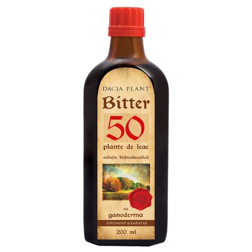 Dacia Plant Bitter 50 din plante cu ganoderma - 500ml