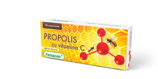 farmacom propolis cu vitamina ctx30 cpr mast